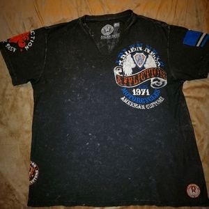 Affliction  Arlen Ness Motorcycles Graphic T Shirt 2XL Black